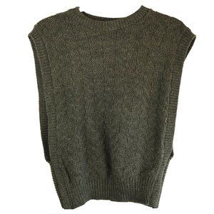 Vintage | TR Bentley Green Cut Off Wool Sweater